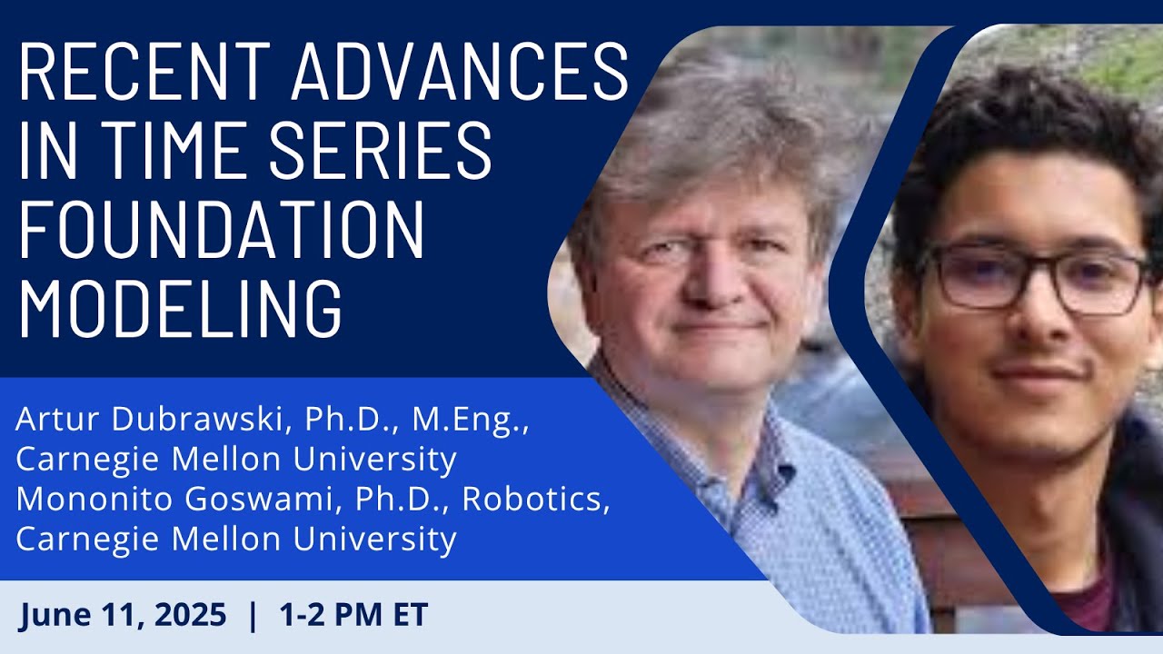Bridges-2 Webinar: Recent Advances in Time Series Foundation Modeling ...