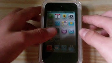 iPod Touch 4 Unboxing