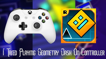 I Tried Playing Geometry Dash On Controller // Geometry Dash