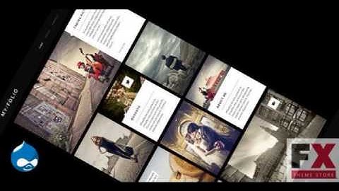 Preview MY FOLIO - Responsive Drupal Photography Theme TFore