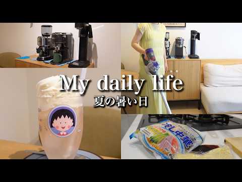 夏の暮らしvlog暑い日の1日🌞冷やし中華とクリームソーダ🍨家事.おうち時間