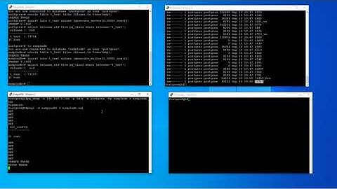PostgreSQL for Beginners - Topic 9 - Part 1 - Logical Backup - demos on pg_dump