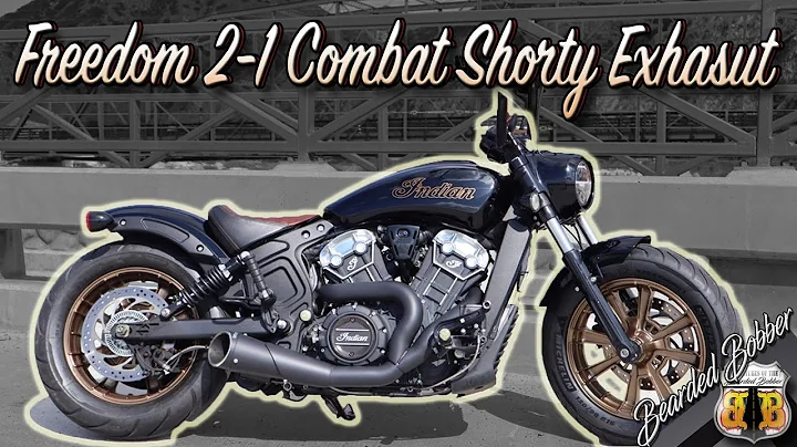 Freedom Performance 2-1 Combat Shorty Exhaust for Indian Scout Bobber