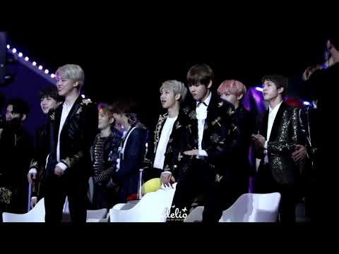 170114 골든디스크어워즈 비 rainism 무대 리액션 방탄소년단 focus.