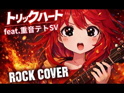 【トリックハート / feat.重音テトSV】をROCKカバー！ROCKアレンジがかっこいい！”イヤホン・爆音推奨”