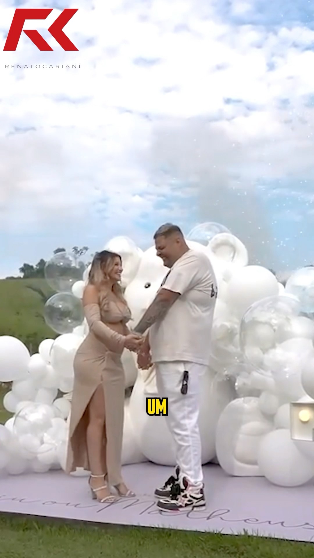 CHÁ REVELAÇÃO MAUMAUZK E JULYA! #maumauzk #charevelação #menina #renatocariani #resenha #babygirl