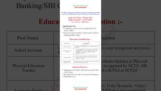 TS DSC Notification 2023 Apply Online for 5089 Posts, Telangana TRT Recruitment TS DSC Notification 2023 Apply Online for 5089 Posts, Telangana TRT Recruitment