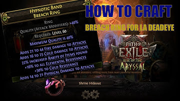 How to Craft Breach Ring for Lightning Arrow Deadeye | Path of Exile 2 [PL][ENG Subtitles]