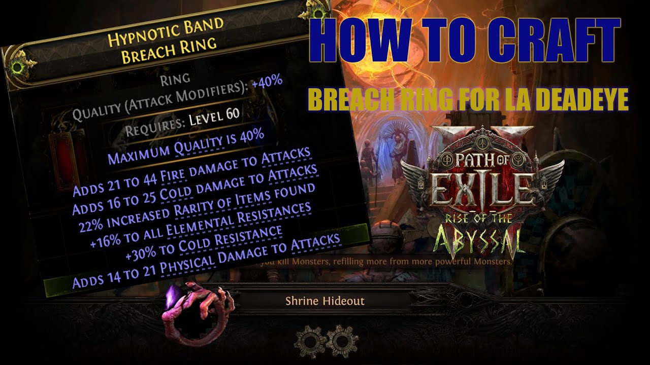 Как создать кольцо разлома для «Стрелы молний» (Меткий глаз) | Path of Exile 2 [PL][ENG субтитры]