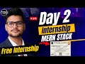 🔴 Day 2 Mern Stack Web Development Free Internship | HTML Tables &amp; Form input| Start Web Development