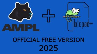 Instalación de AMPL y Notepad++ en 2025