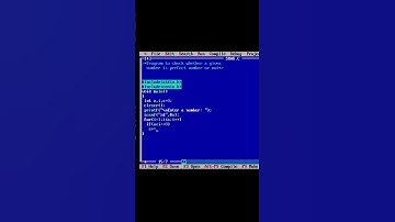 C Program to check if a number is perfect number or not