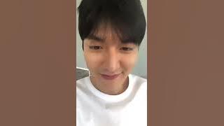 20190823 Lee Min Ho Live stream on Instagram