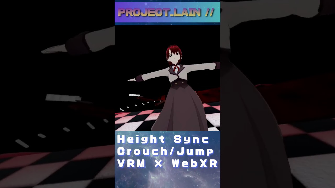 [Astro / React] WebXR VRM Height Sync: Squat & Jump Motion Test