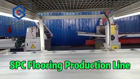 Bogdaplas Automatic SPC Flooring Production Line With Fully Automatic Palletizer Stacker