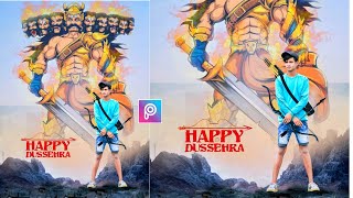 Dussehra Photo Editing Tutorial Picsart ||Picsart Navratri Dussehra Photo Editing Hindi ||#picsart screenshot 3