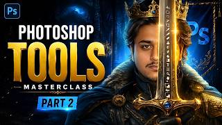 Learn Photoshop Tools Like a PRO ⚔️ | Class 3 Part 2 (Hindi)