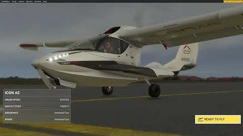 Takeoff and Landing on an ICON A5 | MSFS2020
