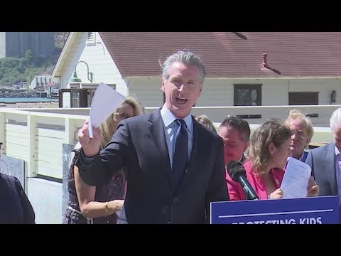 Gov. Newsom speaks on child tech safety after signing bills