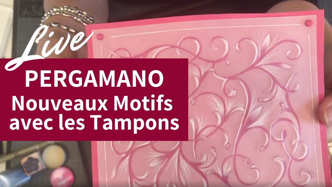 Comment utiliser les tampons de scrapbooking sur le Pergamano