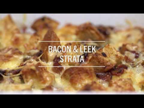 Bacon and Leek Strata