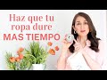 Como cuidar nuestra ropa PARA QUE DURE MAS! | Clean Casa