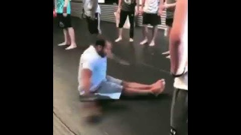 Daniel Cormier is doing a Backflip