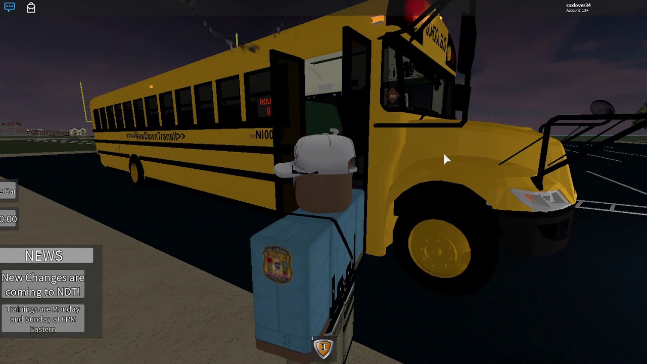 Roblox Lets Be A School Bus Driver Ep 1 Youtube - roblox school bus driver