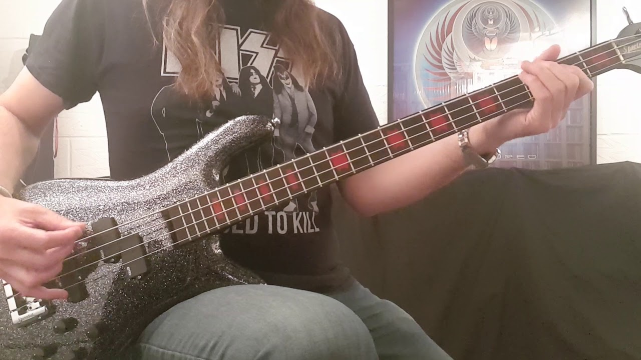 Skid Row 'Rattlesnake Shake' Bass Cover Rachel Bolan Spector