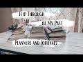 Past Planner and Journal Flip Through-PART 1