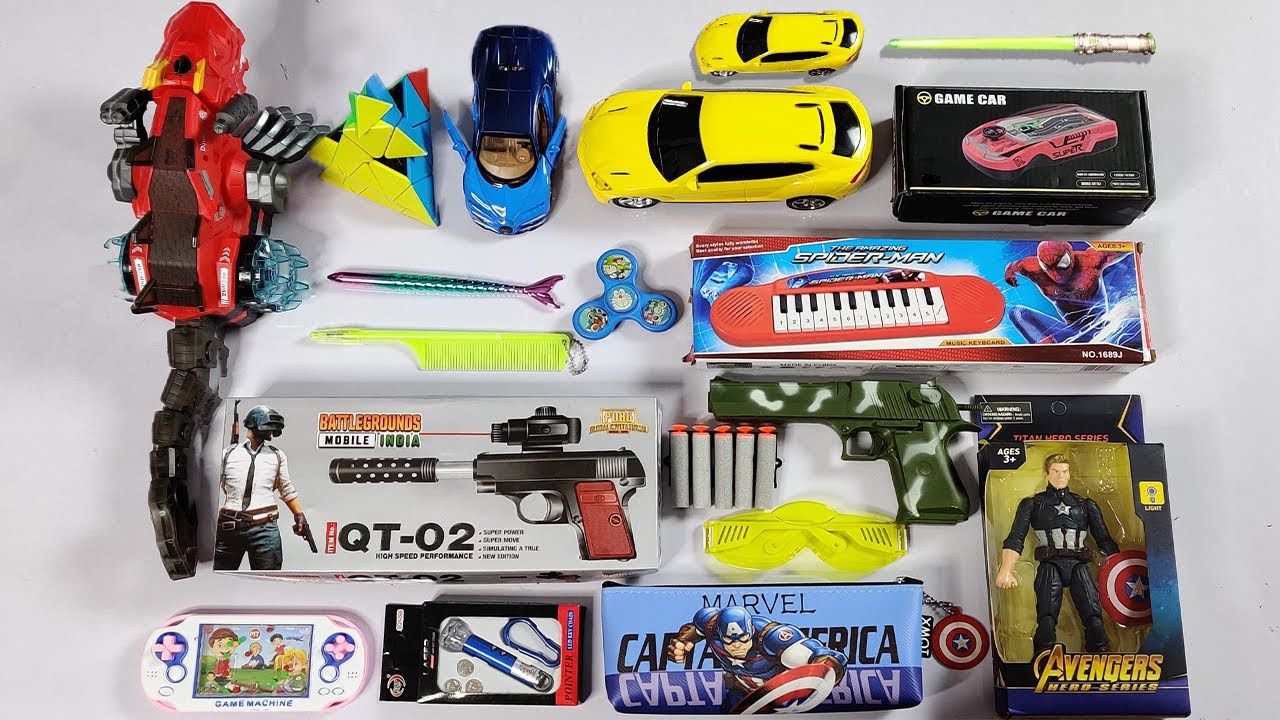 Ultimate Collection of Toys😱8000 rs Dinosaur, PUBG Gun, Rc Car, Pens, Laser Light, Pencil Box, Piano
