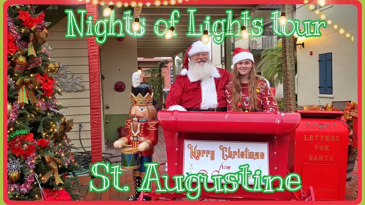 St. Augustine Florida during Christmas! We do the Christmas tour