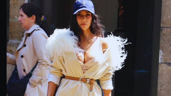 Kim Kardashian's Feathered Fashion Statement in Paris: Post-Trial Glamour -  YouTube