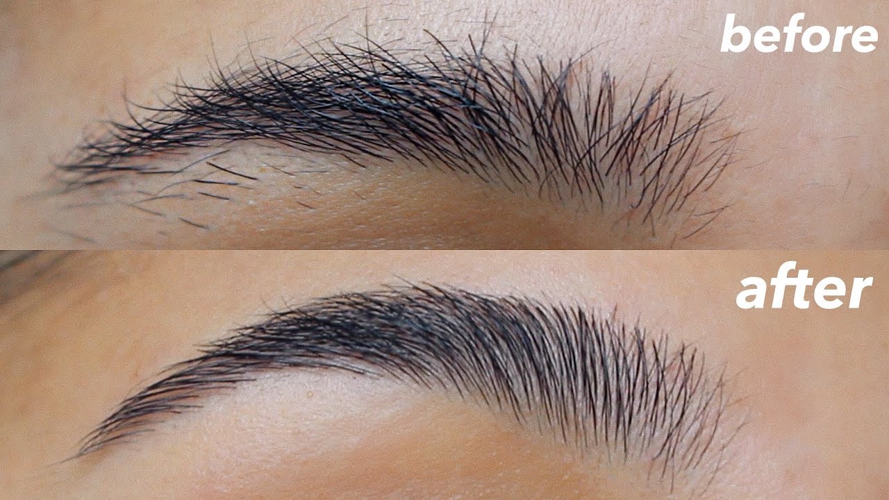 HOW TO GROOM  SHAPE YOUR EYEBROWS super easy  at home