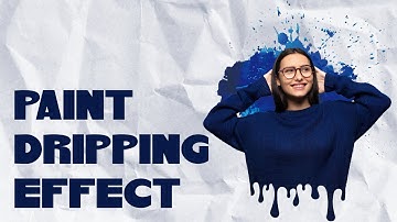 How to Create a Creative Paint Dripping Effect in Photoshop I #PaintDripEffect I #creativeediting