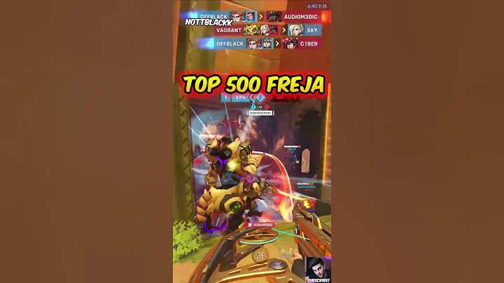 This Freja Makes Top 500 Look Like BOTS #overwatch2