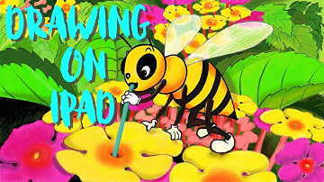 Drawing On Procreate- A Bee