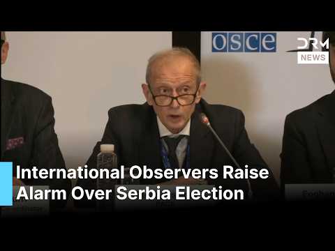 OSCE Observers Reveal Serious Election Irregularities After Vucic's Defeat in Serbia | AC1G