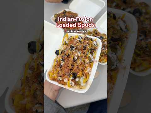 Viral Loaded Potatoes but make it Indian 🥔🇮🇳 That Butter Chicken Spud was too good!