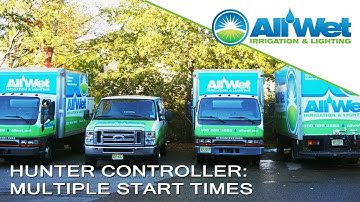 How To Set Multiple Start Times on a Hunter Irrigation Controller
