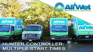 How To Set Multiple Start Times on a Hunter Irrigation Controller