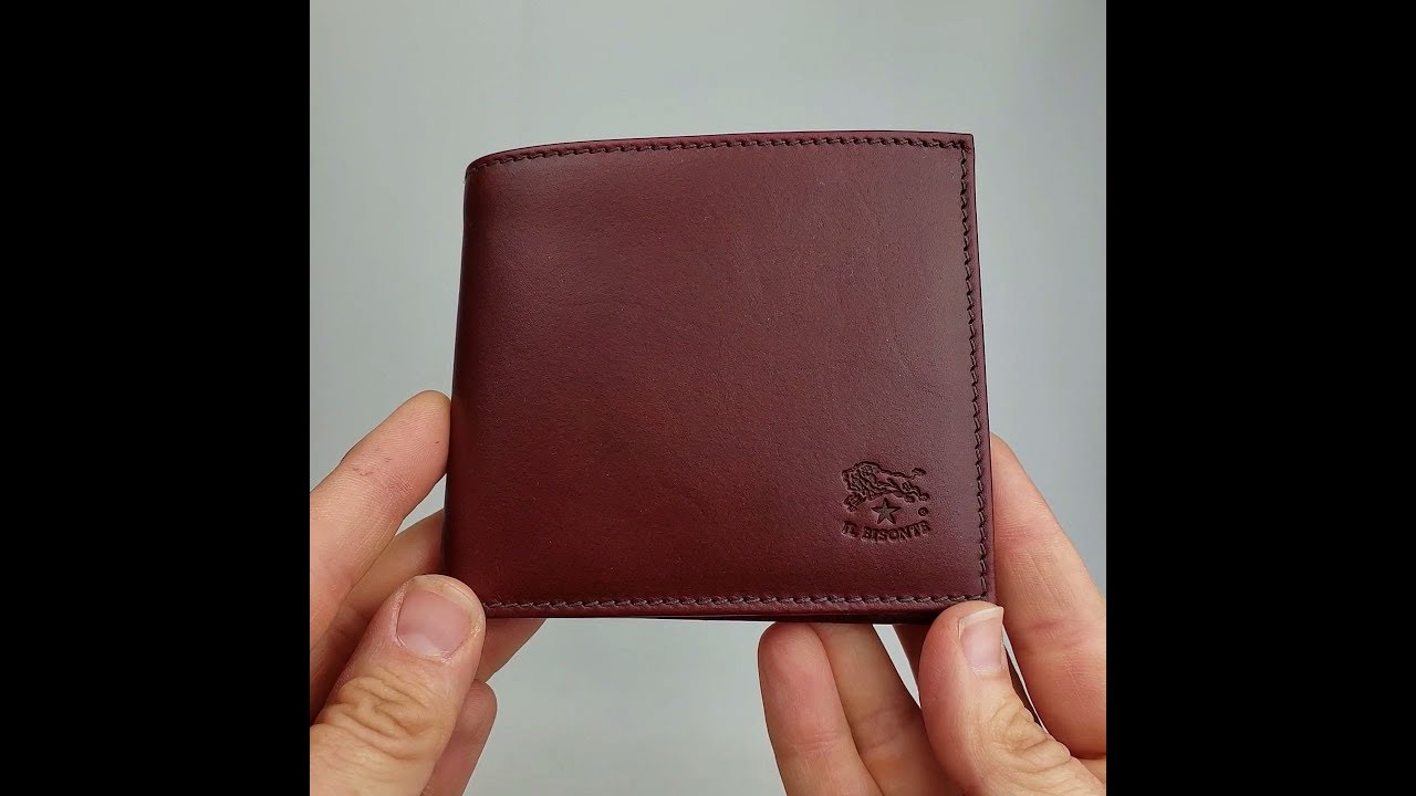 SIMONE - Classic Bi-Fold Wallet in Cowhide Leather by Il Bisonte