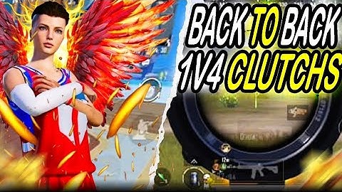 Back-to-Back 1v4 Clutches 🔥 | Insane Squad Wipe Skills in PUBG Mobile