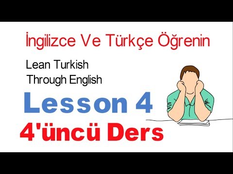 İngilizce Öğrenin İngilizce Konuşarak - 4 Ders - Önemli Kelimeler | Learn Turkish Lesson 4