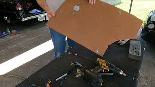 More trunk panel work 1955 Chevrolet Hardtop Project