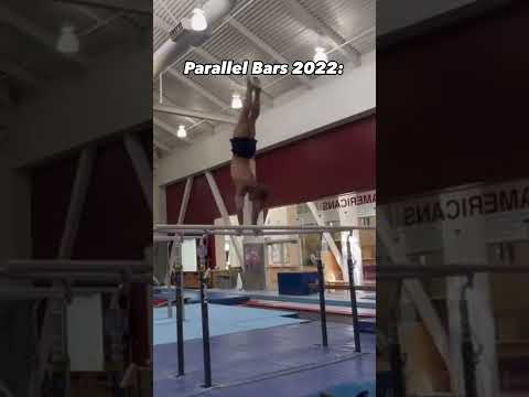 Where will we be in another 60 years? #gymnastics #parallelbars #throwback