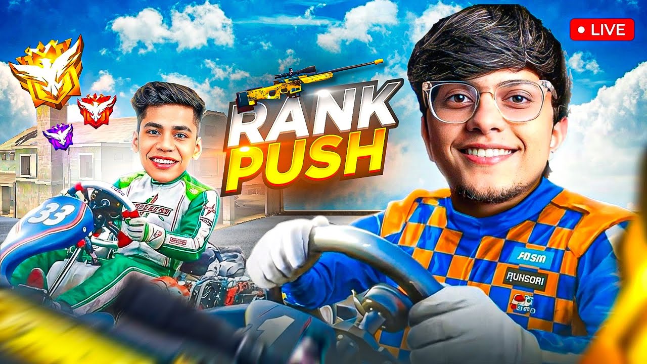 FREEFIRE MOBILE RANK PUSH TO GRANDMASTER With ‪@UnGraduateGamer‬😁 