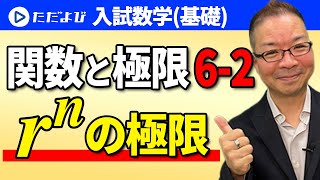 【入試数学(基礎)】関数と極限6  数列(一般項)の極限 rのn乗の極限（後半）*