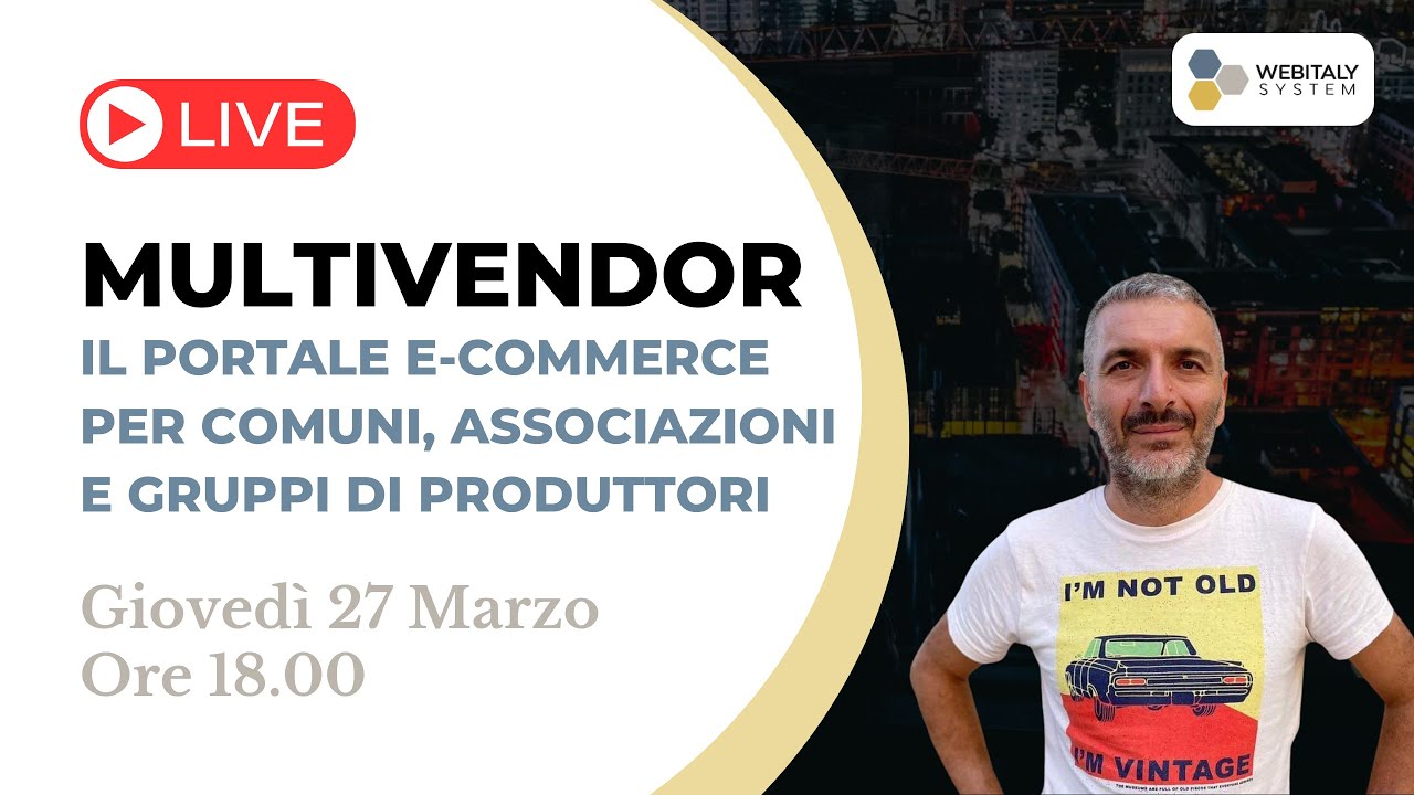 Multivendor: il portale e-commerce per Comuni, associazioni e gruppi di produttori