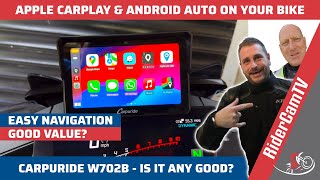 Carpuride 7inch Touchscreen Motorcycle CarPlay/Android Auto Display Unit | Is it any good?